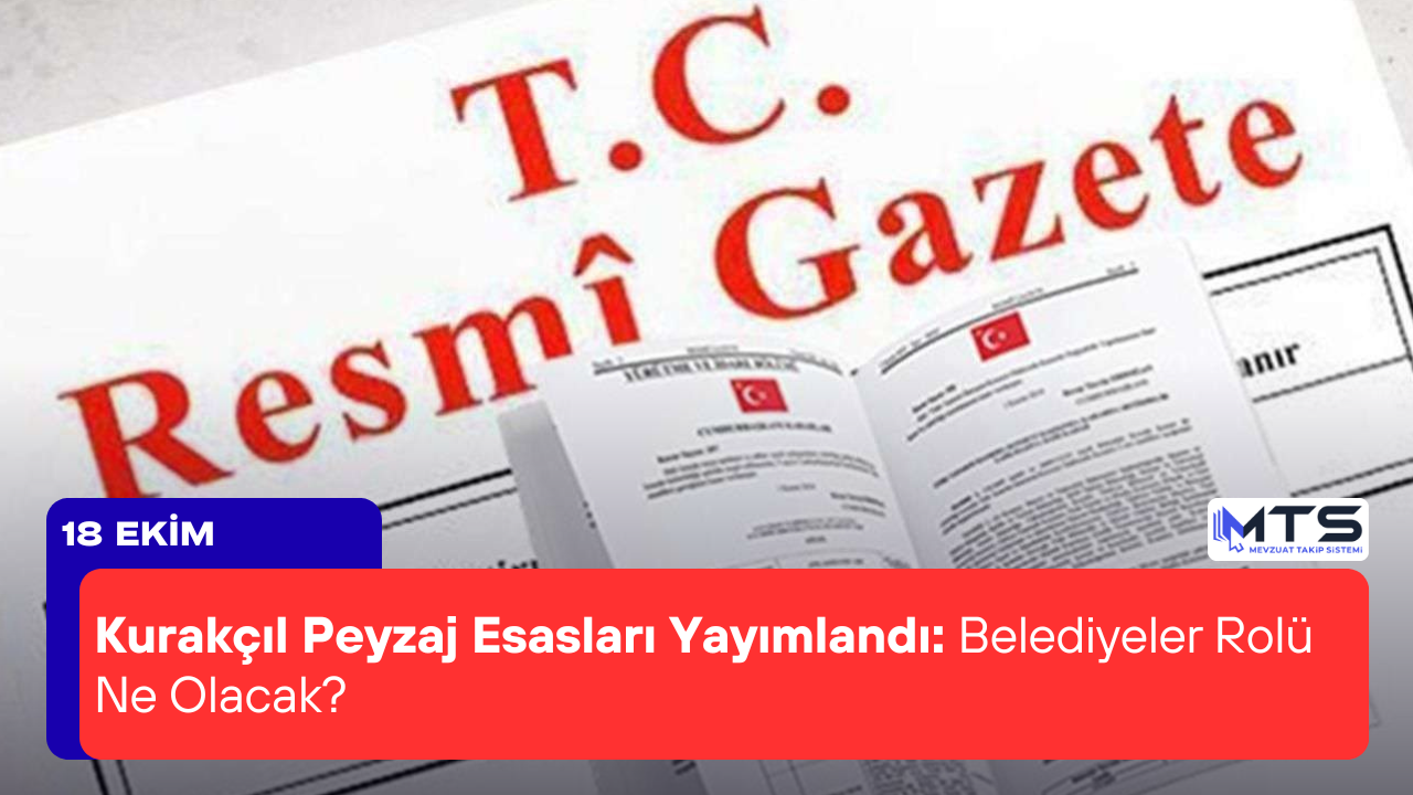Kurakçıl Peyzaj Esasları Yayımlandı