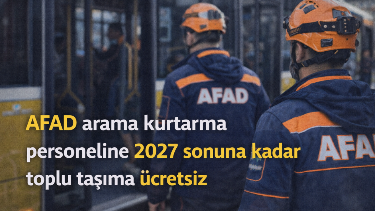 AFAD Arama Kurtarma Personeli